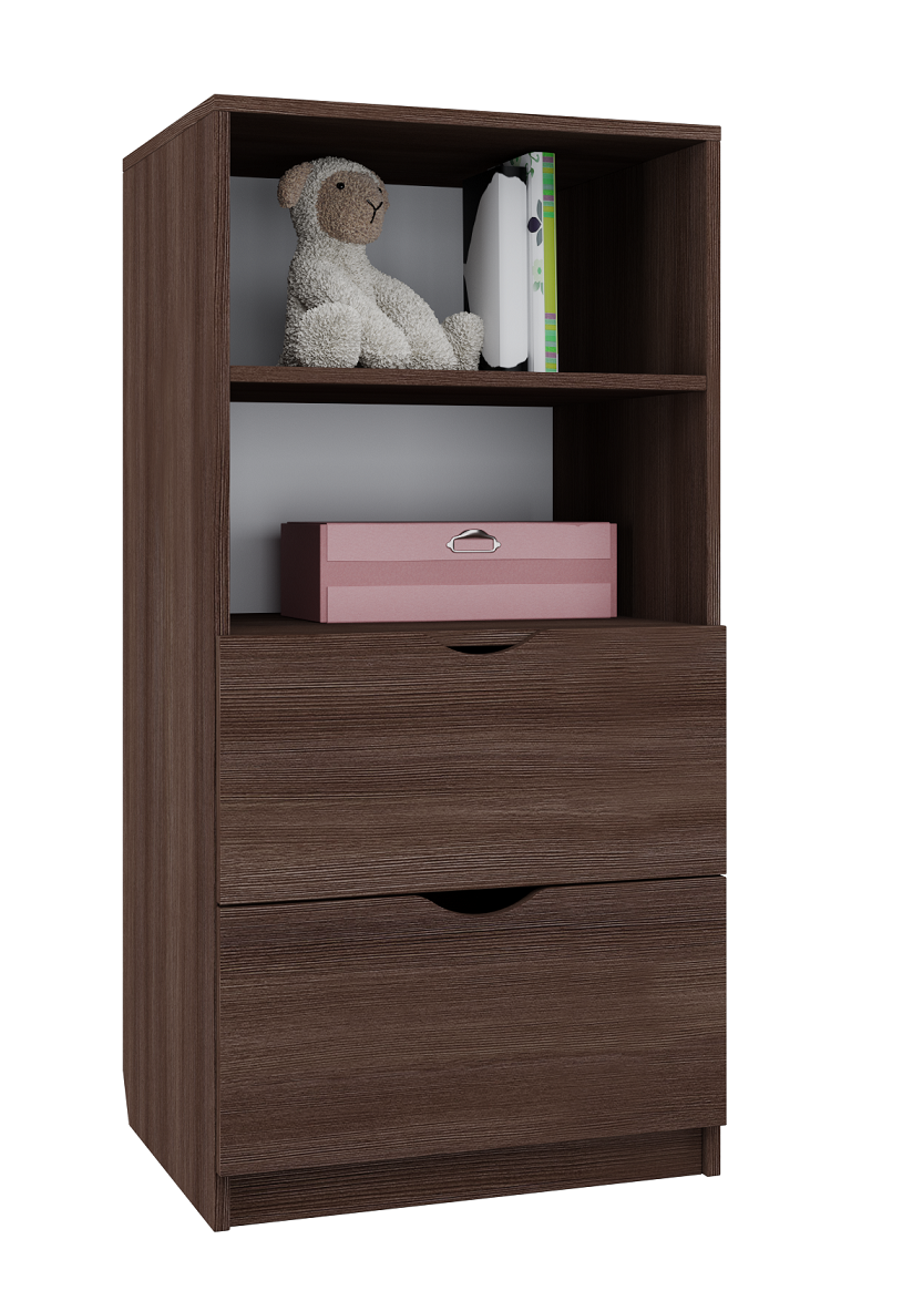 

Шкаф - стелаж в детскую MebelLoft АРМАДИО КИД НАТУР белое дерево 1002