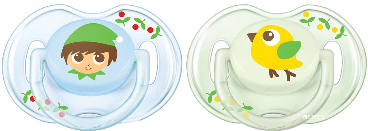 

Пустышка Philips AVENT Classic 0-6 мес 2 шт (SCF169/43_blue/green)