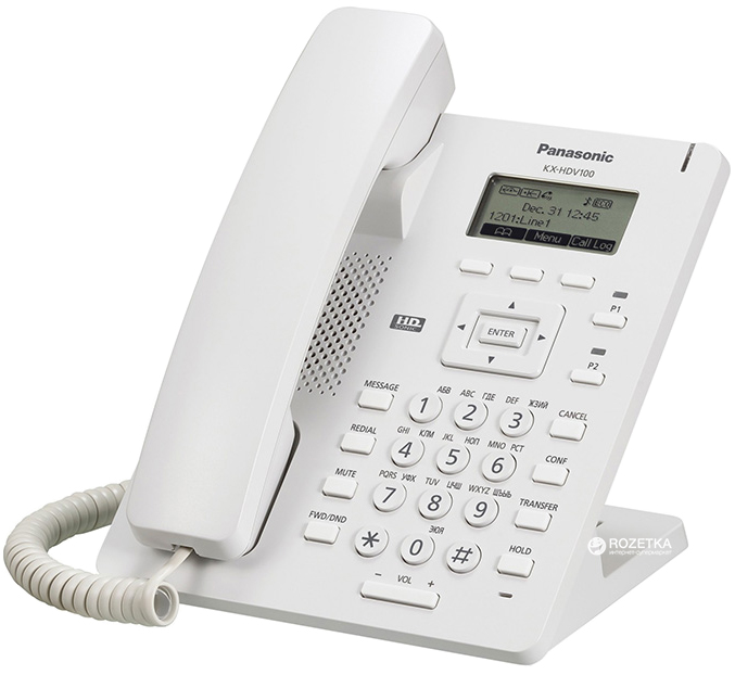 

IP-телефон Panasonic KX-HDV100 White (KX-HDV100RU)