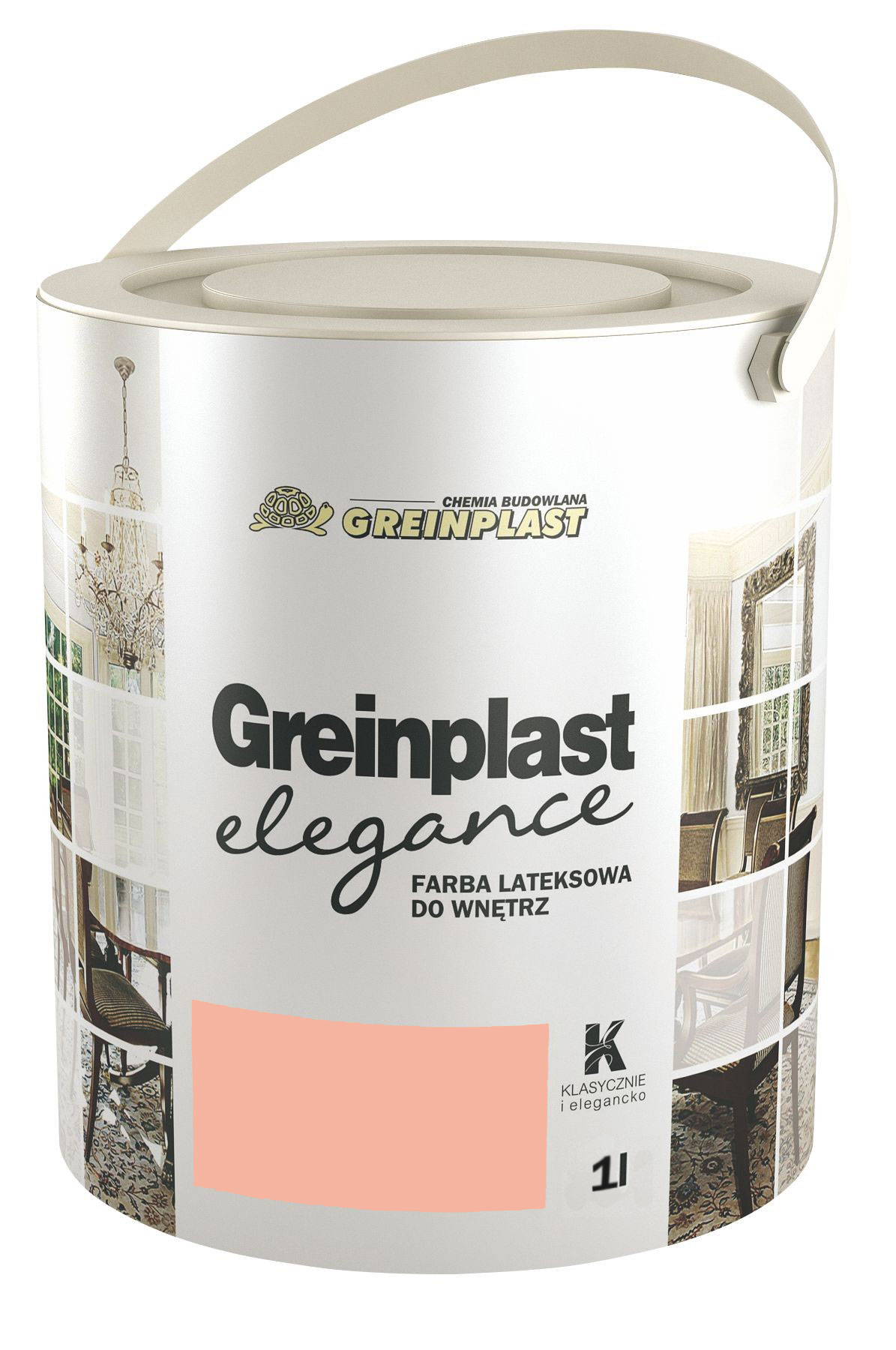 

Латексная краска Greinplast Elegance FWK26 коралловый1.0 л