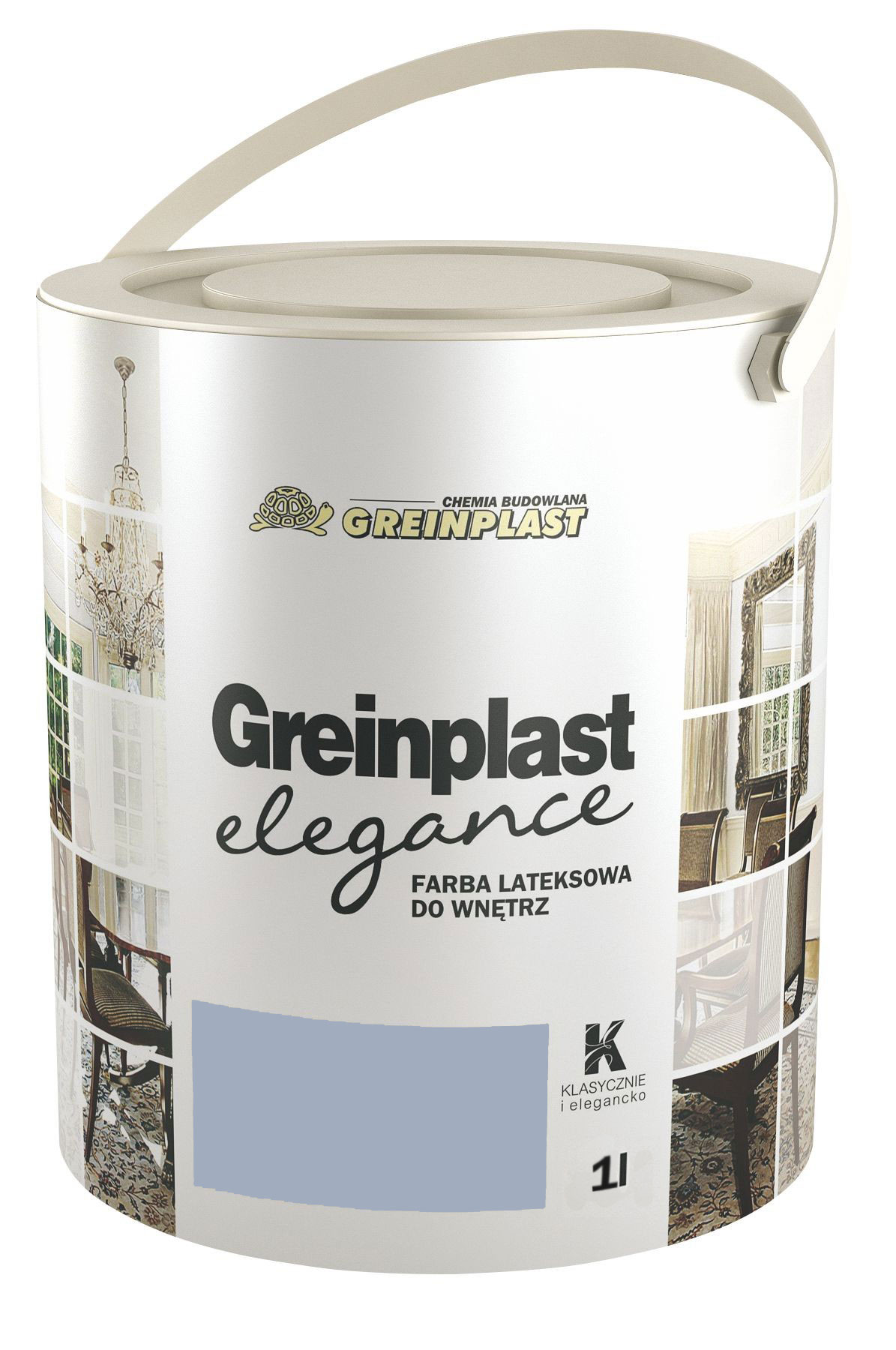 

Латексная краска Greinplast Elegance FWK50 стальной серый 1.0 л