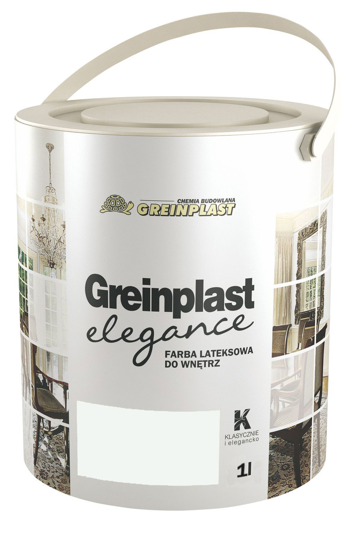 

Латексная краска Greinplast Elegance FWK41 скандинавский белый 1.0 л