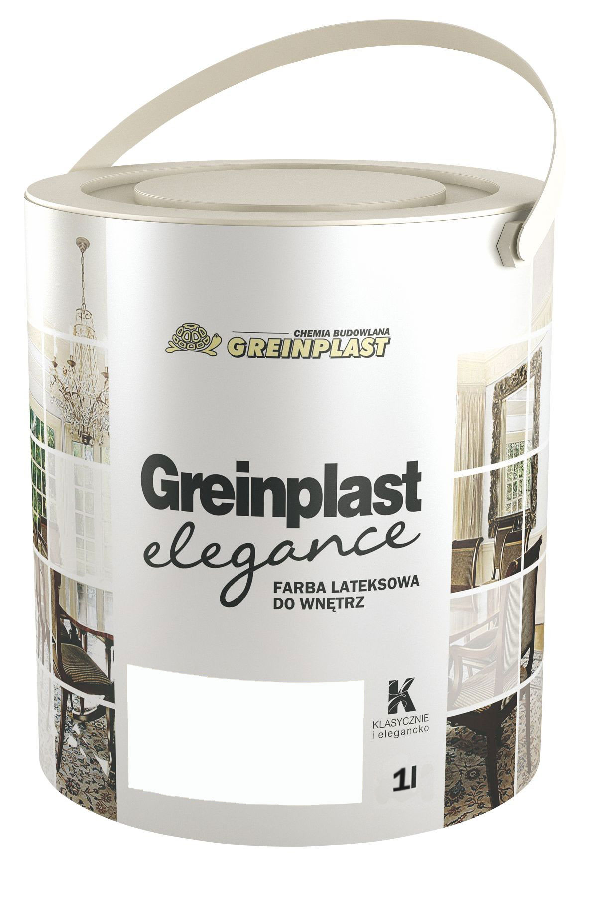 

Латексная краска Greinplast Elegance FWK02 белый модерн 1.0 л