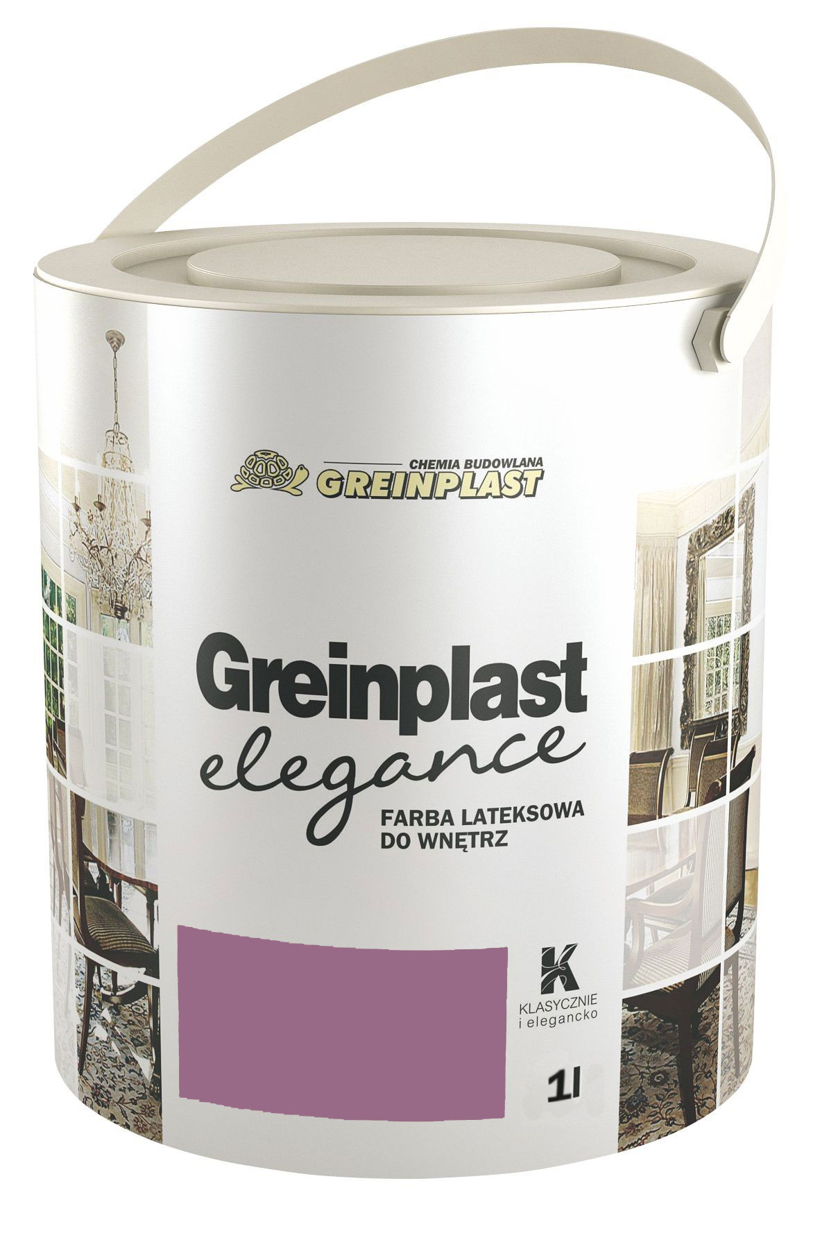 

Латексная краска Greinplast Elegance FWK29 фиолетовый 1.0 л