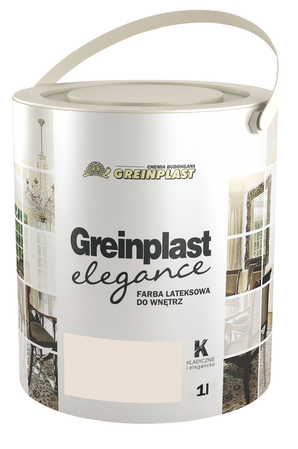 

Латексная краска Greinplast Elegance FWK33 бежевый травертин 1.0 л