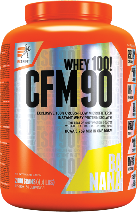 

Протеин Extrifit Iso 90 Cfm Instant Whey 2000 g /66 servings/ Banana 2000 г
