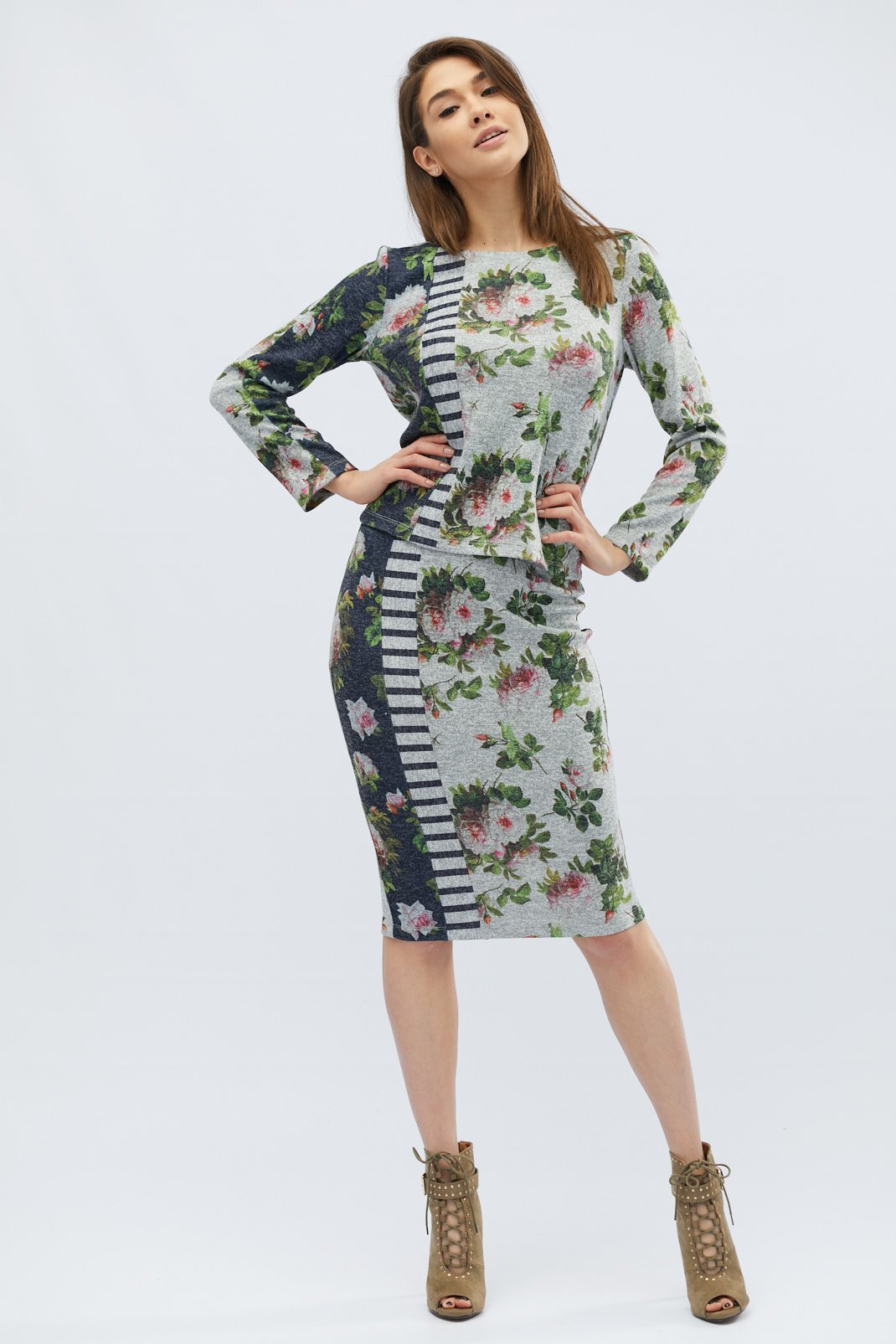 

Костюм KM-2103-4 Pretty Woman XS серый-синий