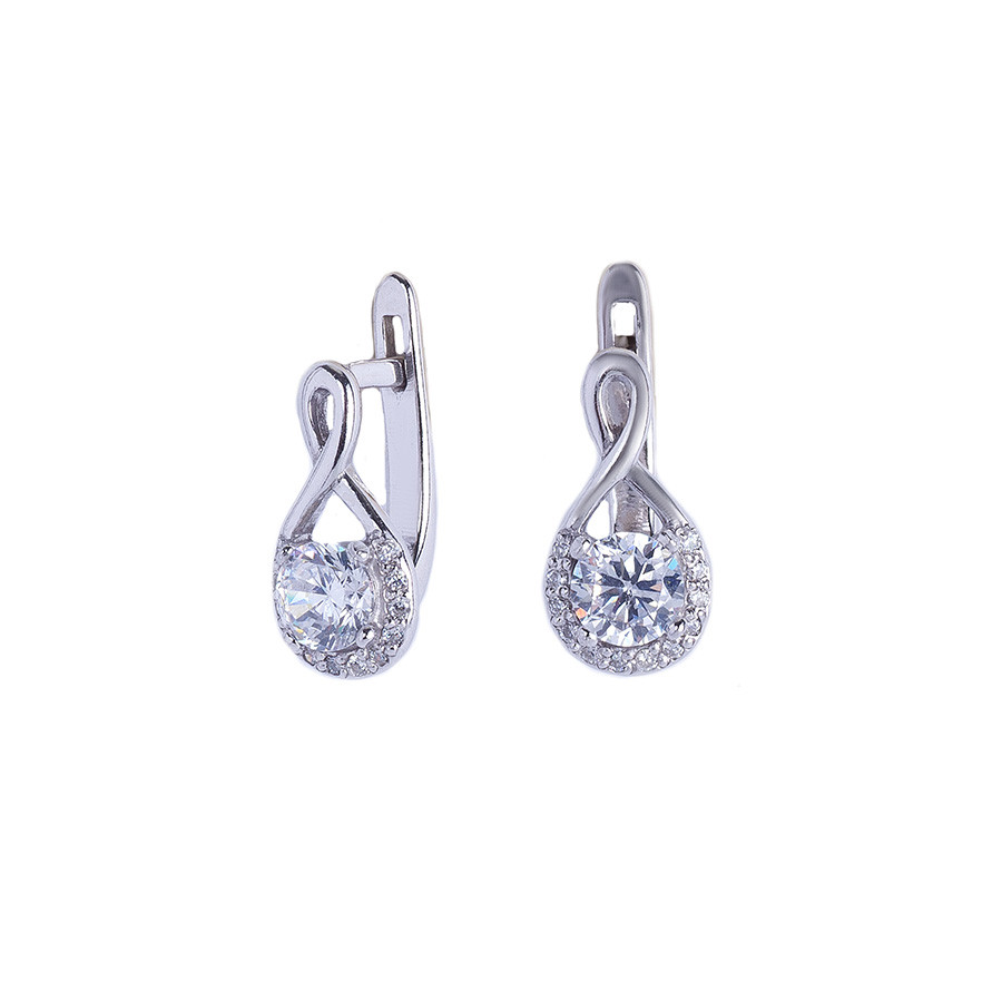

Серьги из серебра 925 пробы с покрытием из родия Джульетта арт. Р2244