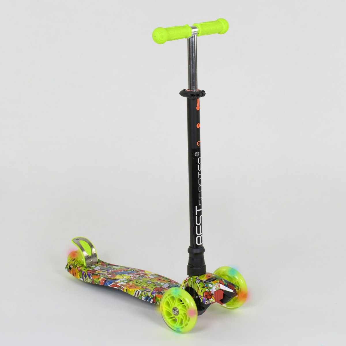 

Самокат Best Scooter maxi (а 25534 / 779 1332) з світяться колесами ch2520
