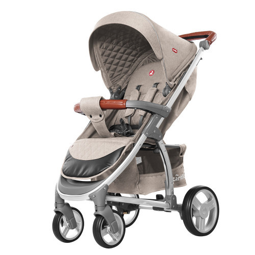 

Коляска для прогулянок Carrello vista (crl 8505) льняна з дощовиком stone beige ch2266