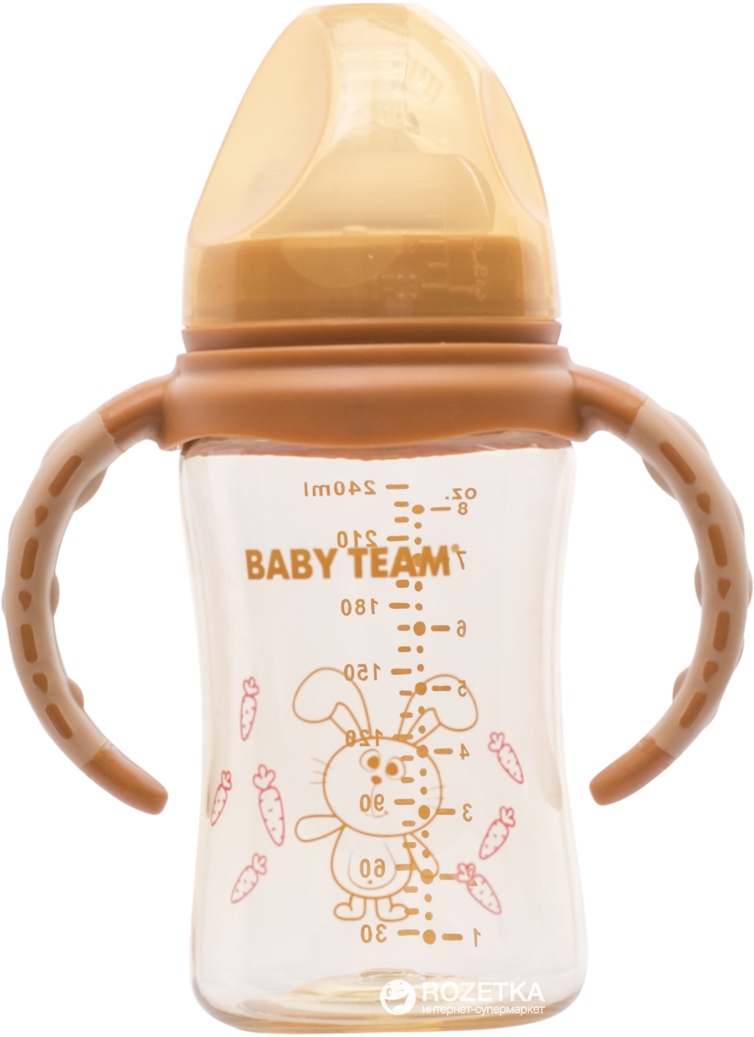 

Бутылочка для кормления Baby Team с температурным индикатором 240 мл (1090)