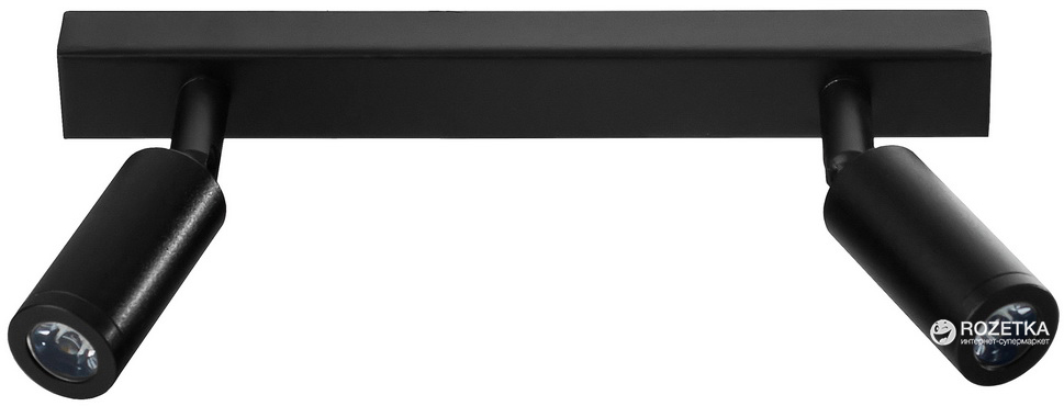 

Светильник потолочный Brille HTL-186/2х3W NW BK (26-491)