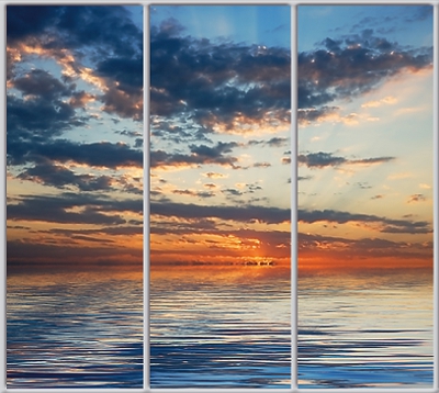 

Шкаф купе Luxe Studio Стандарт-1 Фотопечать Природа-26 2200x2000x600 трехдверный