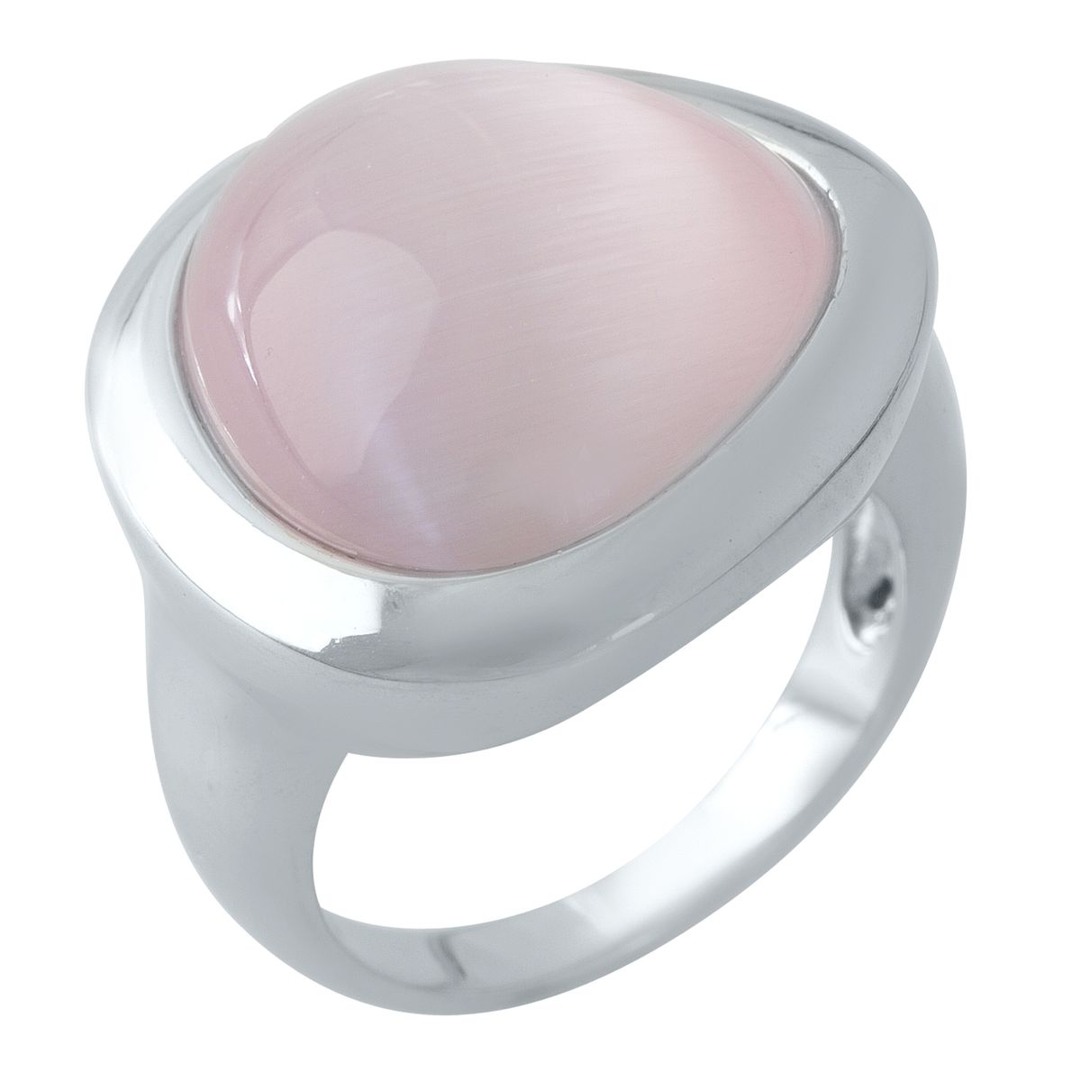 

Серебряное кольцо SilverLine с кошачьим глазом 18 размер