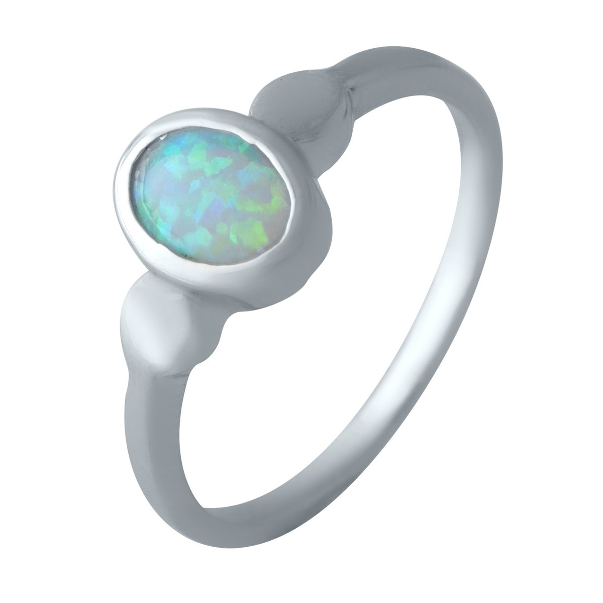 

Серебряное кольцо SilverLine с опалом 18 размер