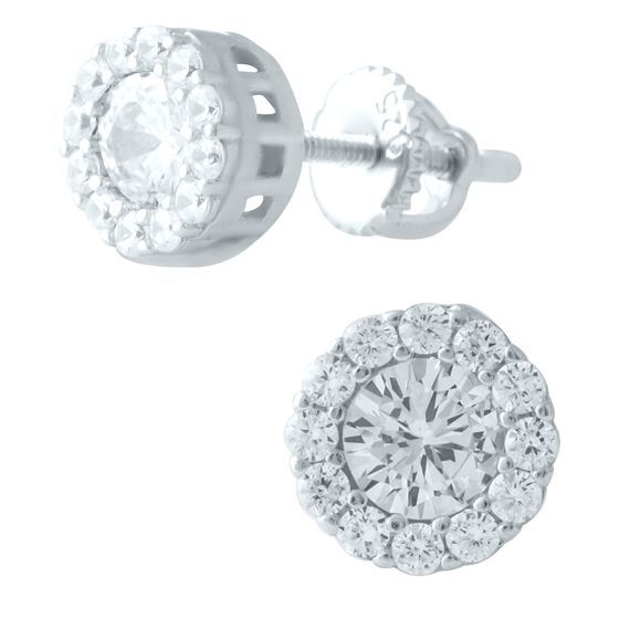 

Серебряные серьги SilverLine с фианитами