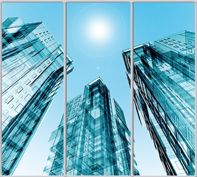 

Шкаф купе Luxe Studio Стандарт-1 Фотопечать Архитектура-70 2200x2300x600 трехдверный