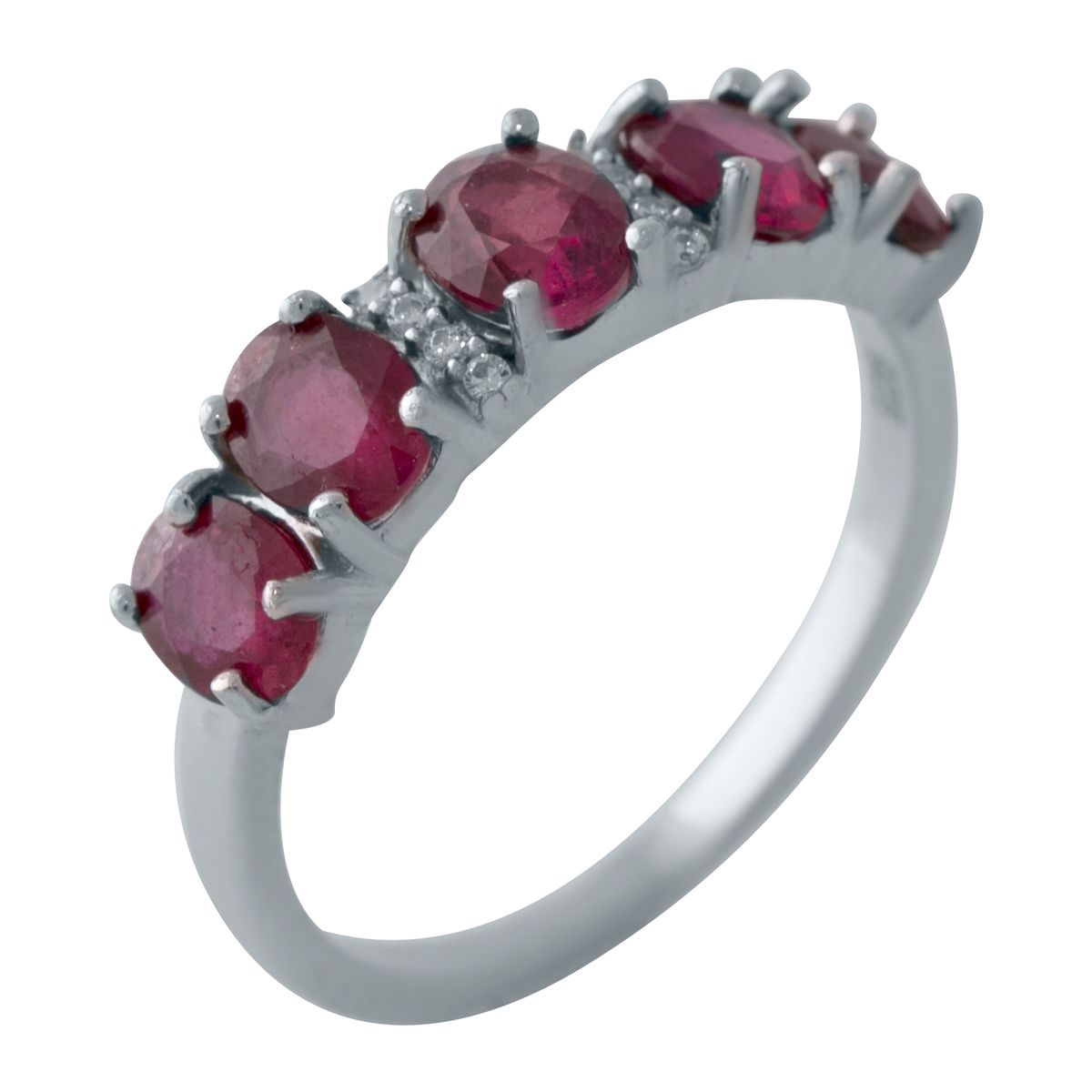 

Серебряное кольцо SilverLine с натуральным рубином 2.089ct 17 размер
