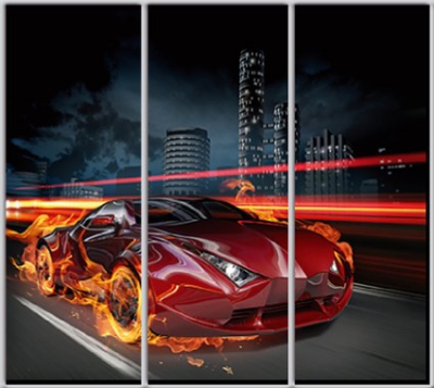 

Шкаф купе Luxe Studio Стандарт-1 Фотопечать Транспорт-42 2200x2100x600 трехдверный