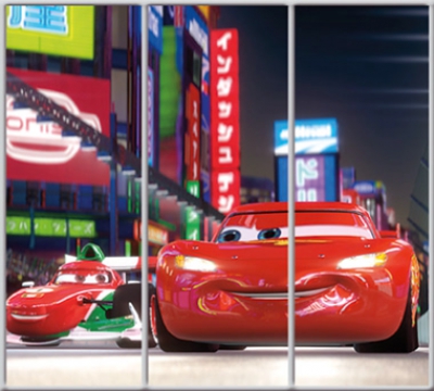 

Шкаф купе Luxe Studio Стандарт-1 Фотопечать Disney-1 2200x2000x600 трехдверный