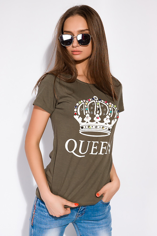

Футболка женская Time of Style 148P012-2 L-XL Хаки