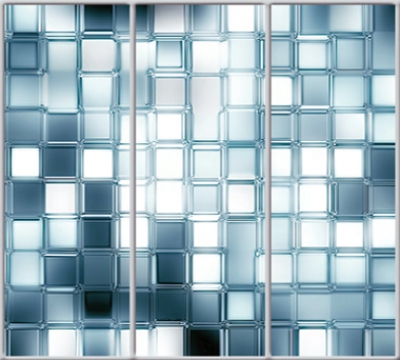 

Шкаф купе Luxe Studio Стандарт-1 Фотопечать Абстракция-10 2200x2300x600 трехдверный