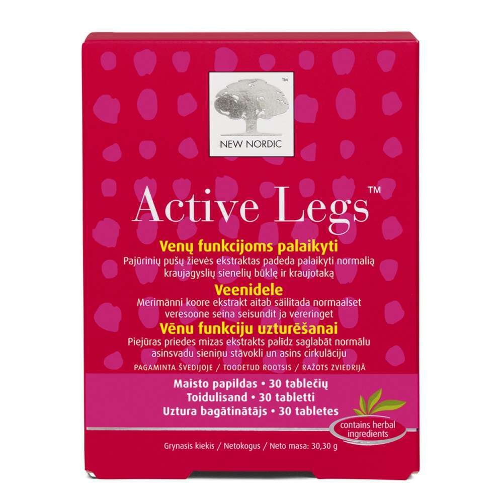 

Средство для поддержания вен New Nordic Active Legs 30 таблеток (NN-1006)