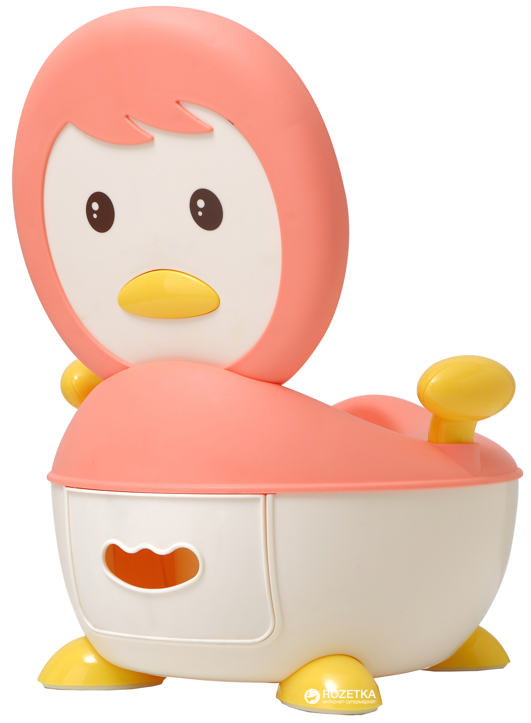 

Детский горшок Babyhood Пингвин розовый (BH-113P) (6923149601782)