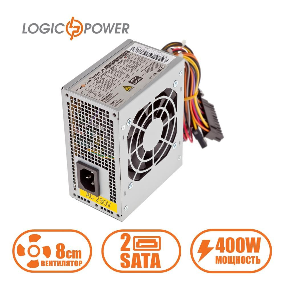 

Блок питания LogicPower Micro mATX 400W OEM (LP1418) SFX