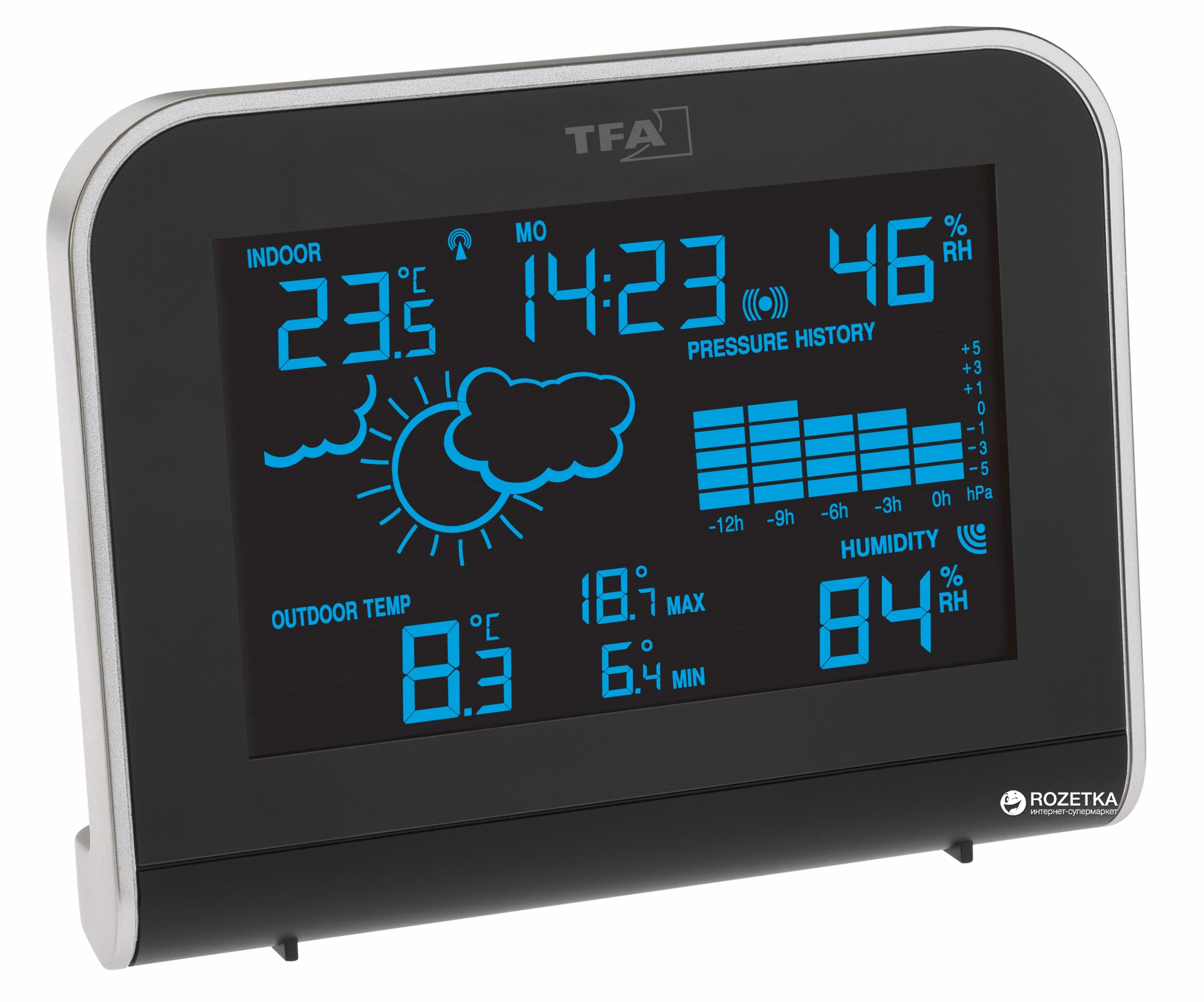 

Метеостанция TFA WeatherHub Sphere 35114801.IT