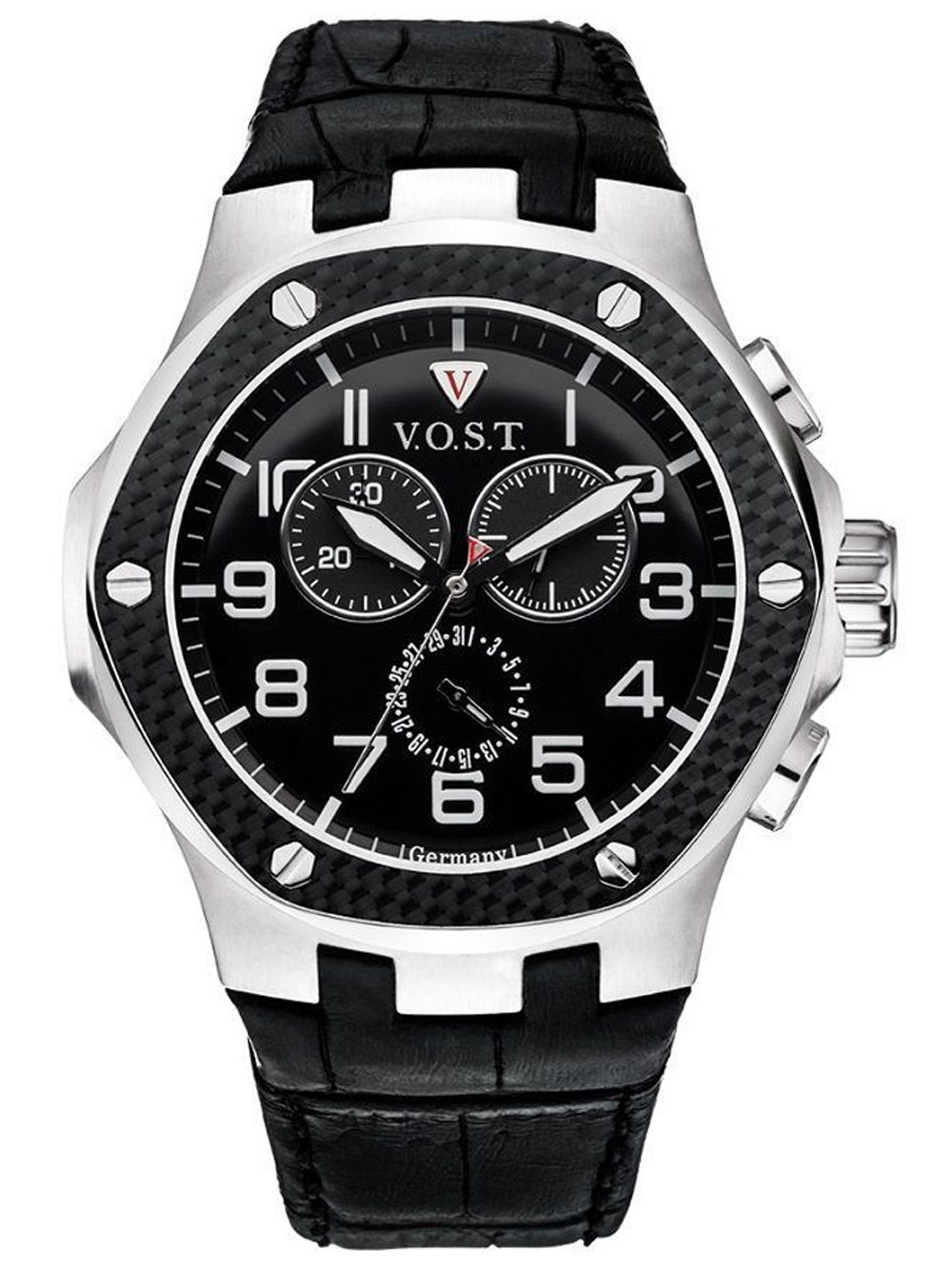 

Часы V.O.S.T. Germany V100.008.CS.SC.L.B Chronograph 44mm 20ATM