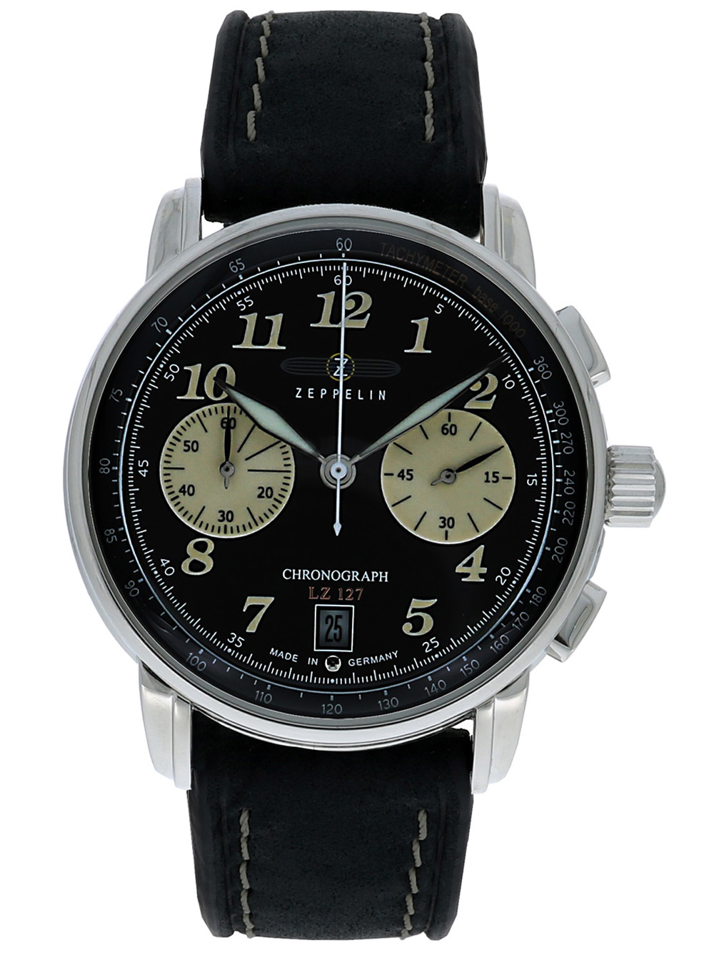 

Часы Zeppelin 8674-3 LZ-127 Chronograph 43mm 5ATM