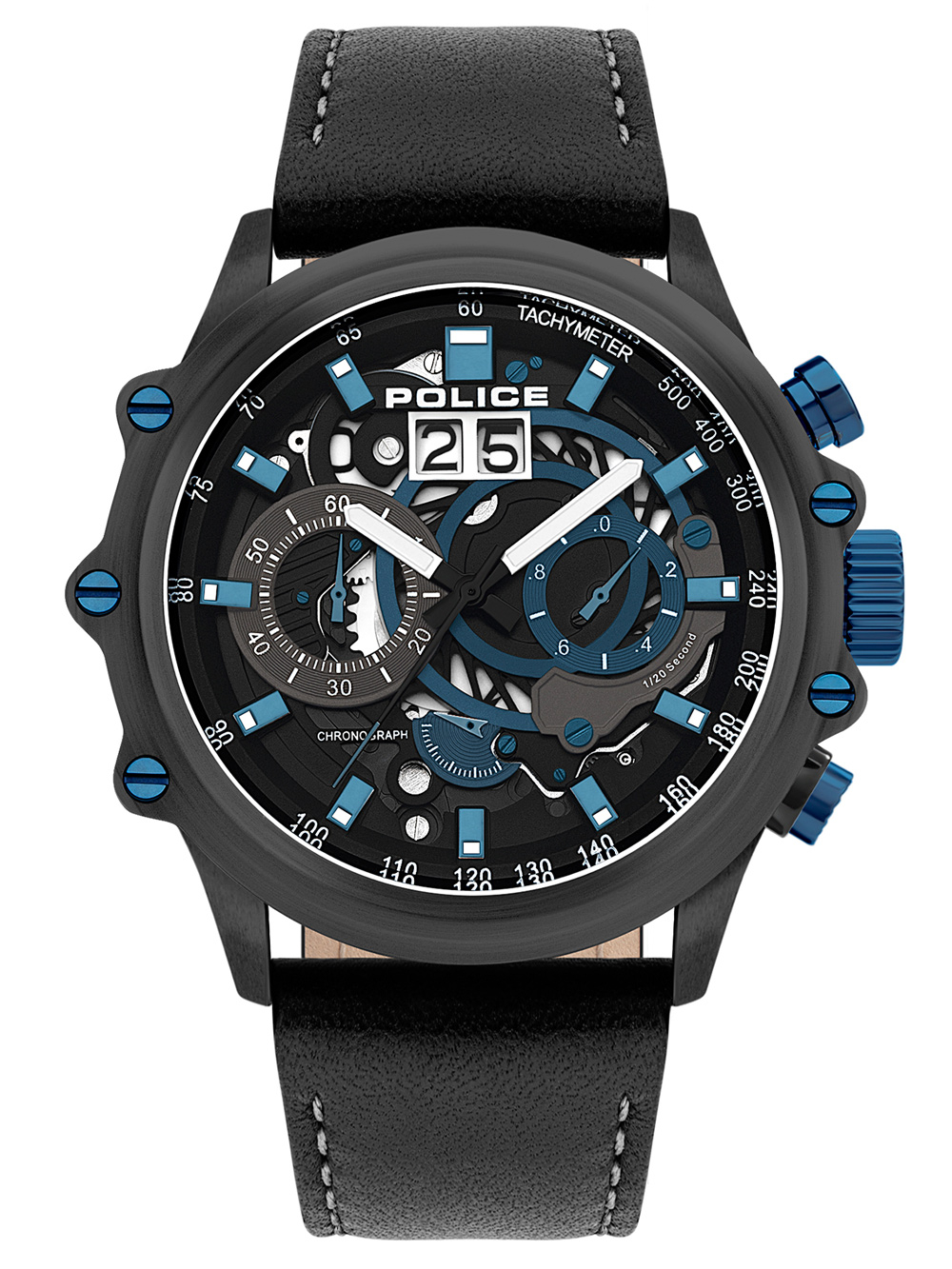 

Часы Police PL16018JSU.02 Luang Chronograph 48mm 10ATM