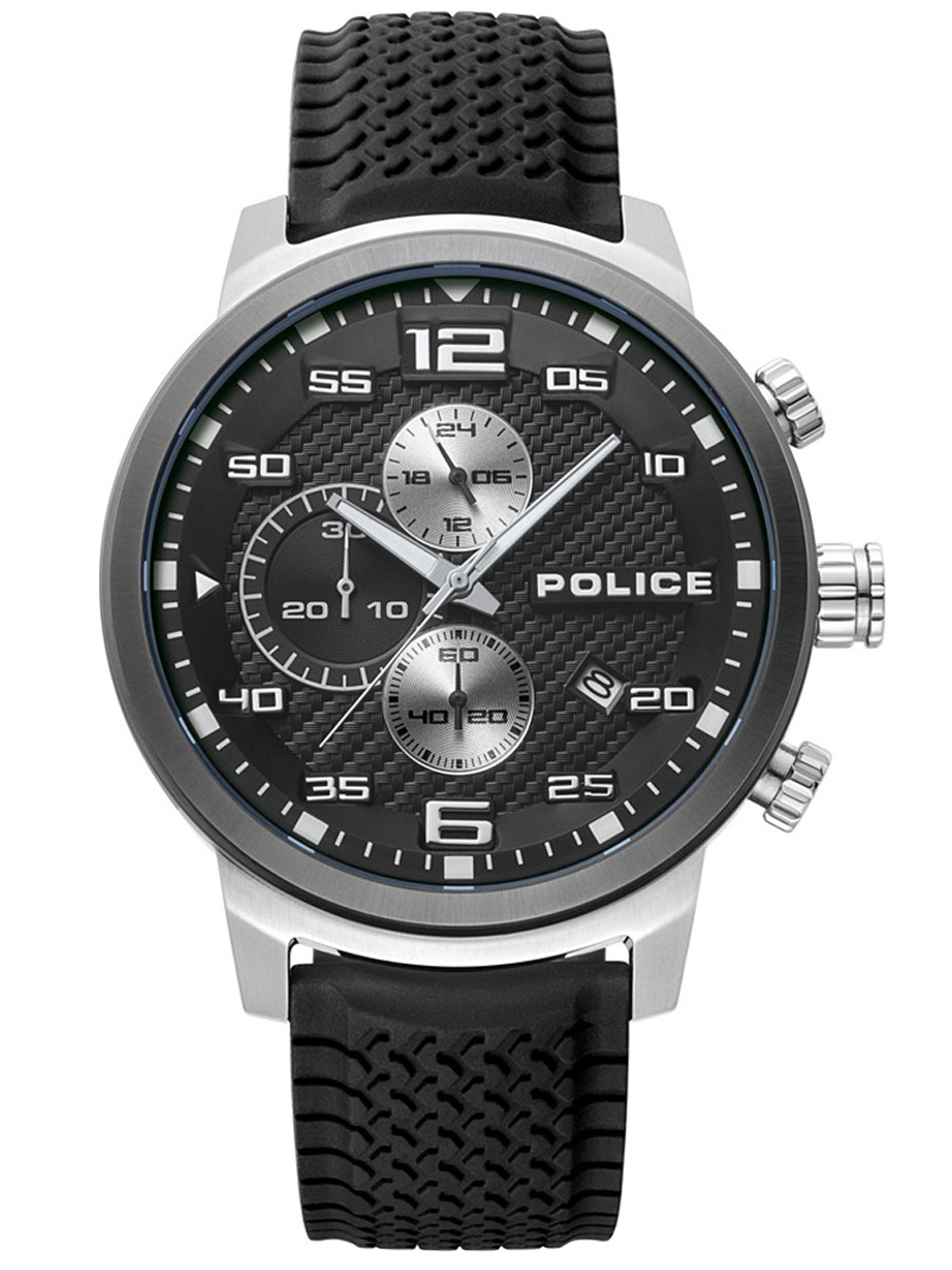 

Часы Police PL15657JSTU.02P Bromo Chronograph 46mm 5ATM