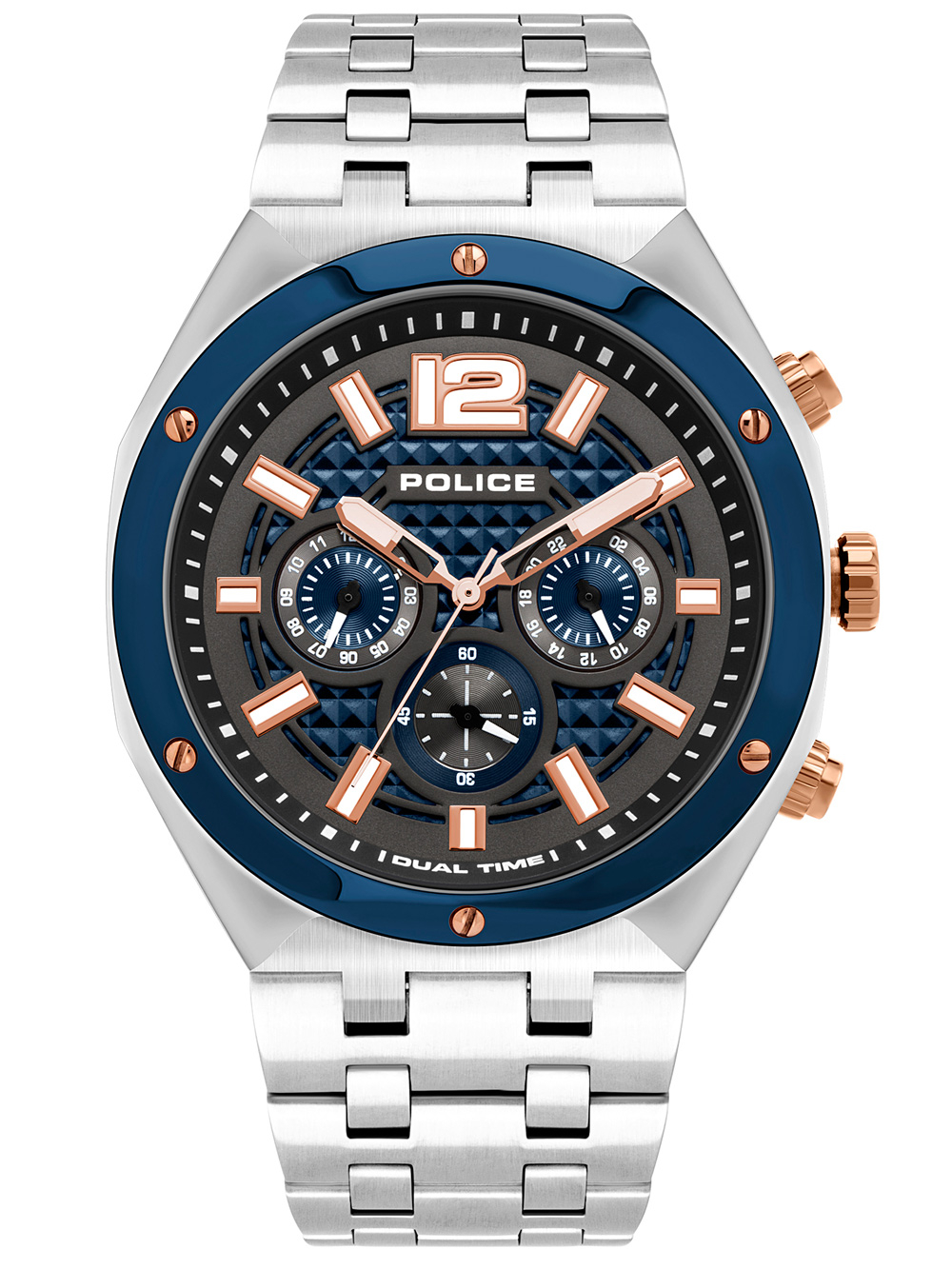 

Часы Police PL15995JSTBL.61M Luang Chronograph 48mm 10ATM