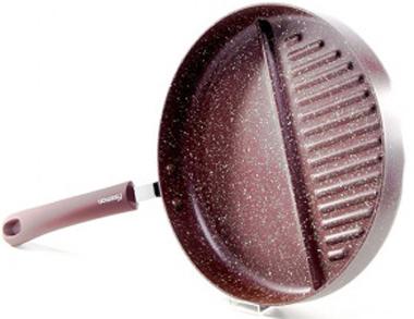 

Сковорода-гриль Fissman Mosses Stone Ø26 см с разделителем (FN-AL-4300)