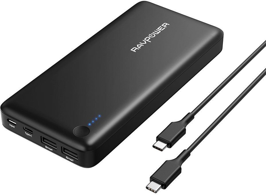 

Внешний аккумулятор RavPower Power Bank 26800mAh 30W (RP-PB058) Black