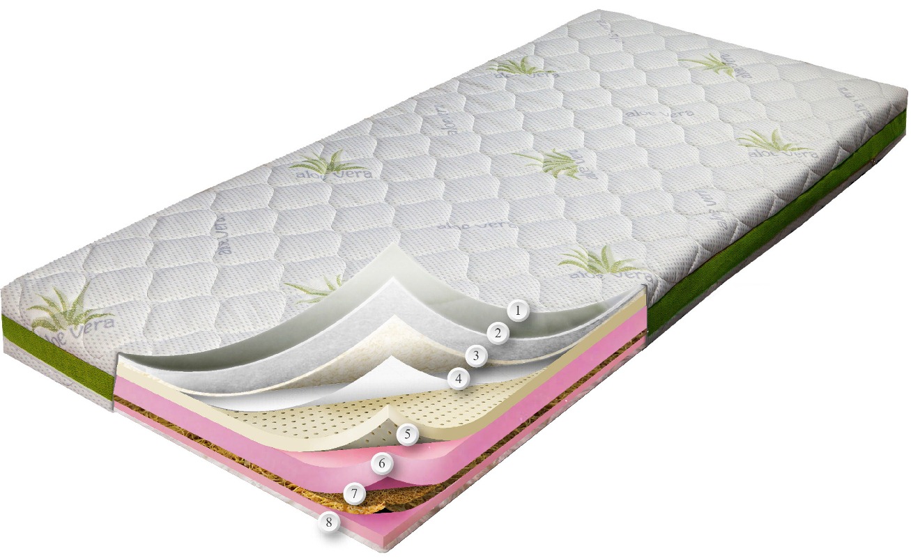 

Матрас Страйк Aloe Vera Dz-Mattress 160x200 см 0106-0081
