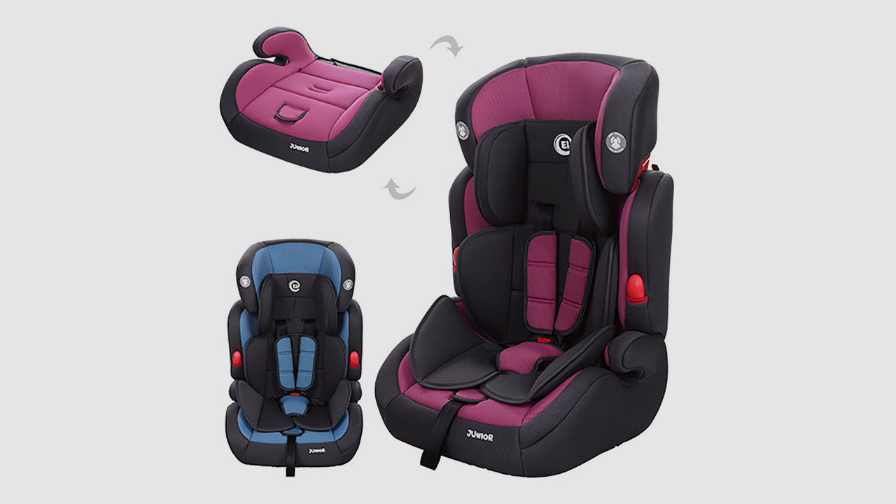 

Автокресло детское EL CAMINO JUNIOR - автокресло-бустер. (голубое и фиолетовое)