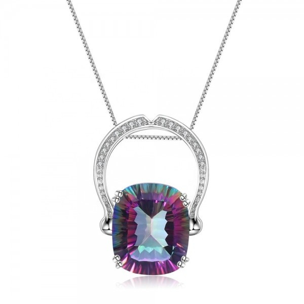 

Серебряная подвеска Silver925 с мистик кварцем - радужным 11,86 гр