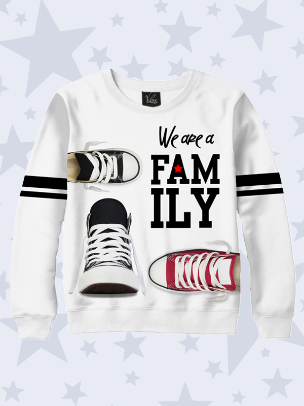 

Свитшот для мальчика Vilno We are family shoes 116-122 см (Vil-7638)