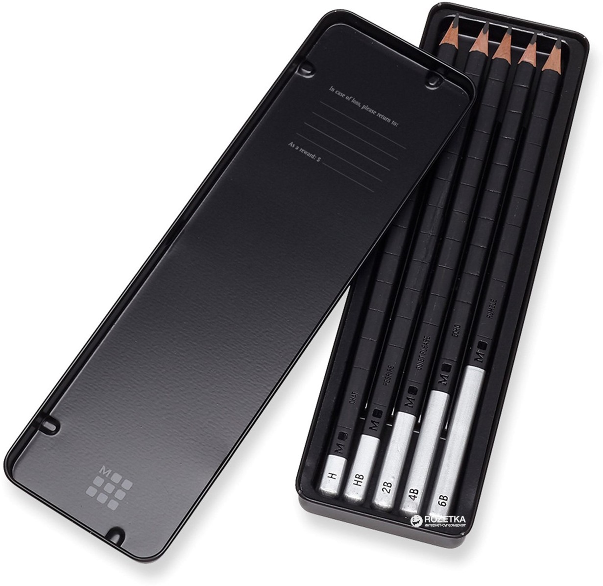 

Набор карандашей чернографитных Moleskine 5 шт (8058341710470)