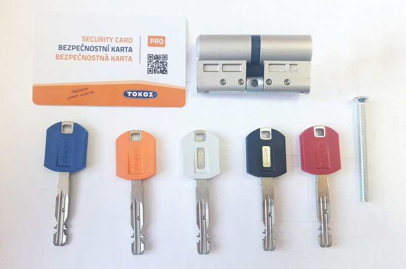 

Цилиндр Tokoz Pro 400 123 мм 65х58 ключ/ключ никель матовый