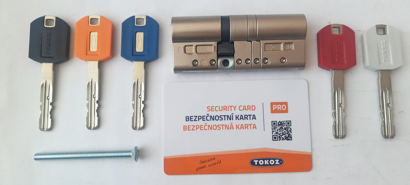 

Цилиндр Tokoz Pro 300 75 мм 30х45 ключ/ключ никель матовый