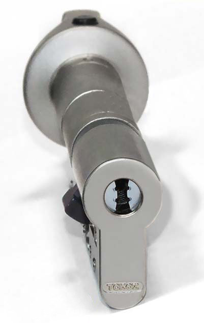 

Цилиндр Tokoz Pro 300 110 мм 60х50Т ключ/тумблер никель матовый