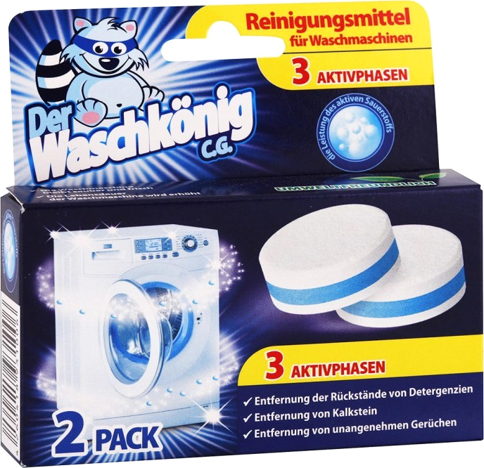 Таблетки для чистки стиральной машины Waschkonig 2 шт (4260418931006 .