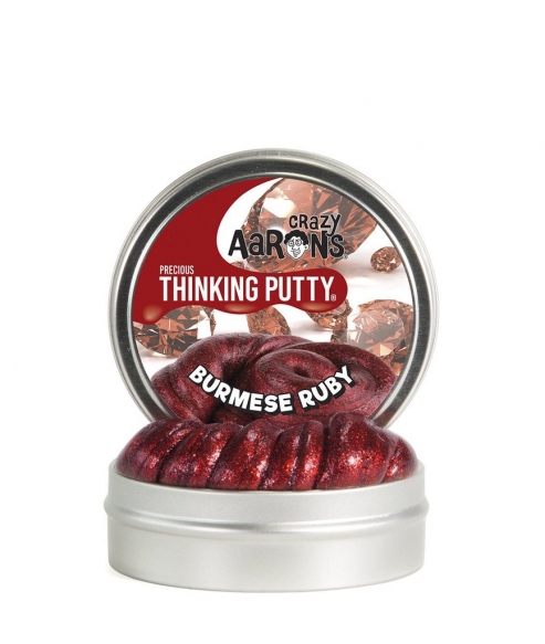 

Жвачка для рук Crazy Aarons Thinking Putty Бирманский рубин, 45 г (BR011)