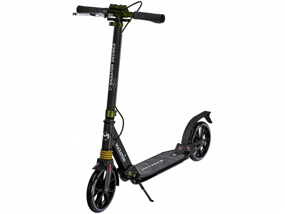 

Самокат двухколёсный Maraton Decider с ручным тормозом Белый (GS07301)