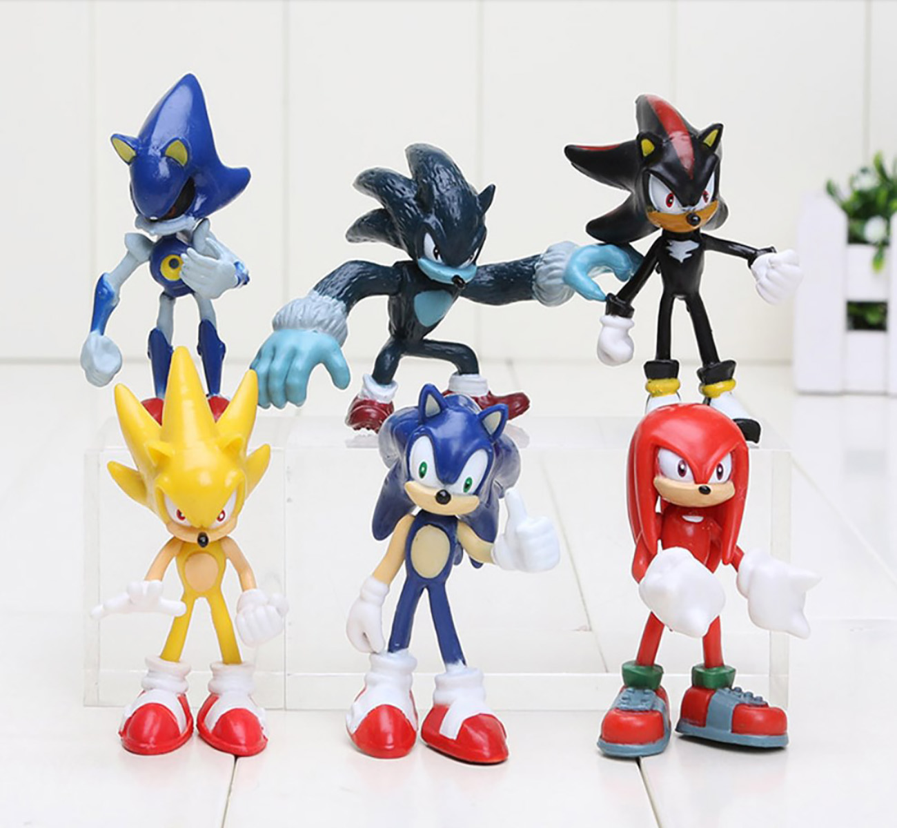 

Игровой набор Super Sonic 6 фигурок 6-7 см Супер Соник и друзья