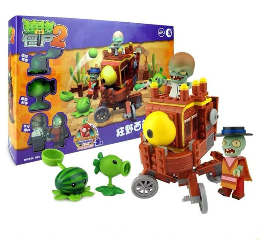 

Игровой набор Plants vs Zombies конструктор Горохострел 202 детали N3 (Растения против зомби)